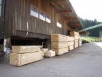 Schnittholz zur Verladung